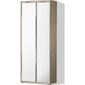 Šatní skříň Nabytekmorava Skříň do předsíně PR 15 barva lamina: DUB SONOMA / BÍLÁ