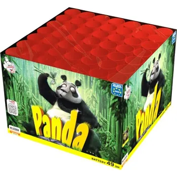 Zábavní pyrotechnika Ohňostroj C4925P Panda,49 ran,25 mm,,7 různobarevných efektů.