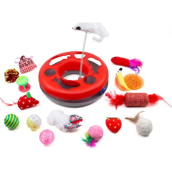 Hračka pro kočku Vsepropejska Varbo interaktivní hračka pro kočku Barva: Červená