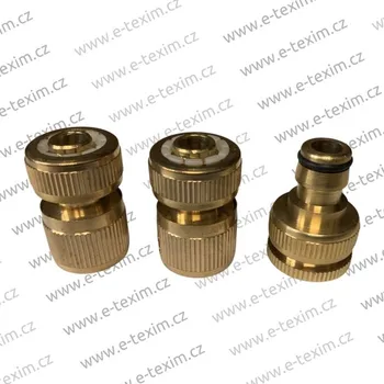 TEXIM Připojovací sada k hadici 1/2" mosaz