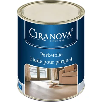 barva a nátěr na dřevo CIRANOVA HARDWAXOIL parketový olej tvrdý 1l barevný Barva: Hořčice