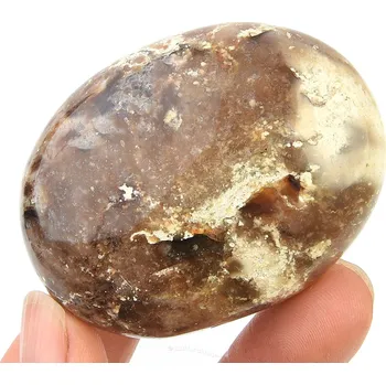 Přírodní kámen Tmavý opál hladký kámen (89g)