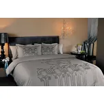 Saténové povlečení Valeron Dabney Grey Velikost: 140x200 + 70x90 cm