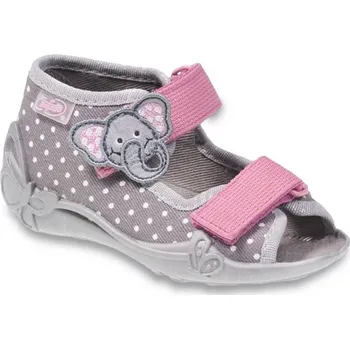 Dívčí obuv Bačkůrky papučky sandálky Befado Papi 242P062 slon velikost: 26