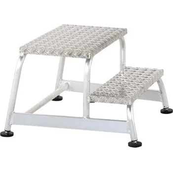 Žebřík Z600 Pevná hliníková pracovní podesta - 2 stupně| 40032