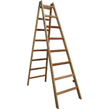 Žebřík Štafle dřevěné JUMBO 2x8 stupně