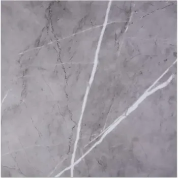 Dlažba Dekor PVC samolepící dlaždice - Lesklé šedé