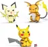 Stavebnice Mega MEGA Construx Pokémon GYH06 Trio: Pichu, Pikachu a Raichu
