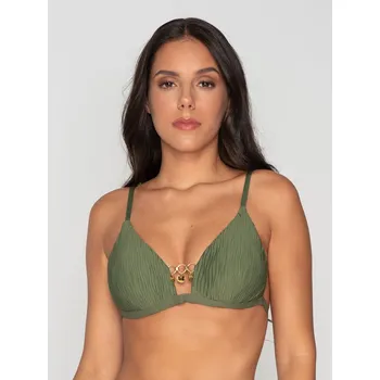 Dámské oblečení Vrchní díl plavek - 93793 - Scarlet - khaki - Luna khaki 80B