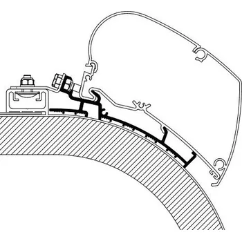 Markýza Adaptér Rapido Distinction 500 cm