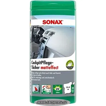Čistící ubrousky na palubní desku - matný efekt - 25 ks /SONAX 415841, 04158410/