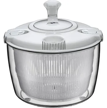 Odstředivka na salát GRANDE, bílá - Küchenprofi (GRANDE ždímačka na salát, bílá - Küchenprofi)