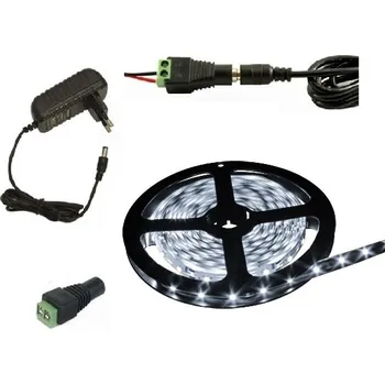 LED osvětlení Light LED pásek 3528 60LED/m IP65 4.8W/m čistá bílá, 5m, komplet (LED pásek 5 metrů SMD 3528 24W komplet)