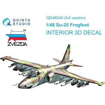 Plastikový model Quinta studio 1/48 Su-25 3D-Print&col. Interior (ZVE)
