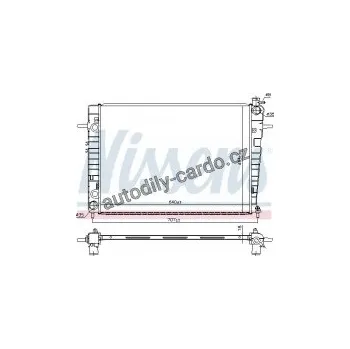 Chladič motoru Chladič motoru NISSENS 67618