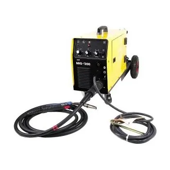 Svářečka MIG 200/MMA svářecí invertorový poloautomat MIG/MAG/MMA + hořák + kabely