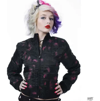 Dámský bomber bunda jarně/podzimní dámské - Pink - DEAD THREADS - NBD1360