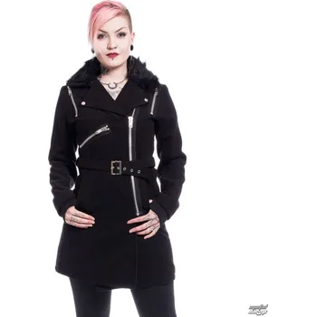 Dámský kabát kabát dámský POIZEN INDUSTRIES - ENDORA - BLACK - L