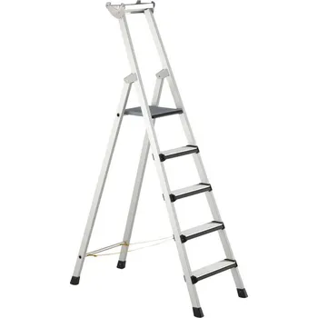 Žebřík Z600 Stojací žebřík s polstr. hranou stupňů 1,89 m