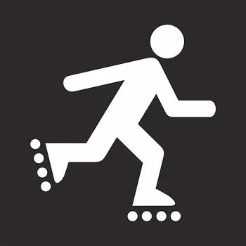 Kancelářské potřeby Šablona Bruslař Plast 470 x 470 mm tl. 0.5 mm - Kód: 16651