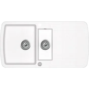 Granitový dřez Aquasanita Lira 960.10E Alba (záruka 5 let)