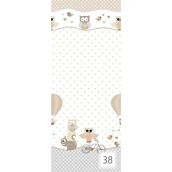 Povlečení Bavlněné dětské povlečení Sovy šedé Rozměr: 40x60 a 90x140cm