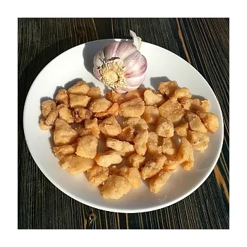 BIO česnekové škvarky ve skle, 220 g