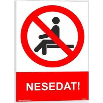 Nesedat! Plast 148 x 210 mm (A5) tl. 2 mm - Kód: 13270