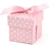 Dárková krabička PartyDeco Dárkové krabičky s puntíky růžové 10 ks