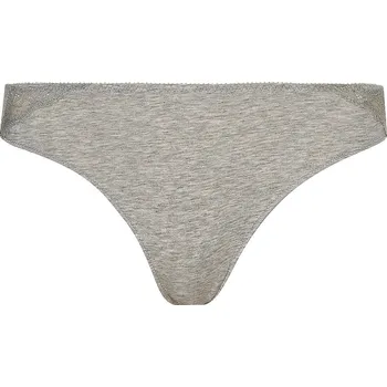 Kalhotky Dámské kalhotky - QF6743E P7A - šedá - Calvin Klein šedá S