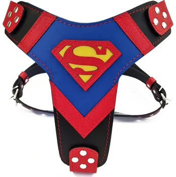 Postroj pro psa Bestia Collars Postroj pro psa Bestia Collar Superman Velikost: L/XL