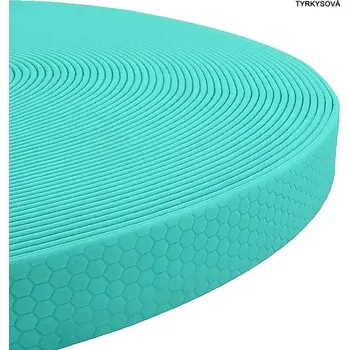 Vodítko pro psa RAK-Brno Stopovačka Hexa - tyrkysová Délka: 7 m, Ucho: Ne, Šířka: 16 mm