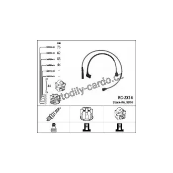 Zapalovací kabel Sada kabelů pro zapalování NGK RC-ZX09