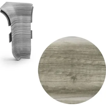 soklová lišta NOVÁK Vnitřní roh k soklové liště PVC dub Richmond 56x23 NGTW76