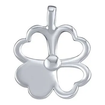 Přívěsek Stříbrný přívěsek čtyřlístek Stingo PRGPAP0505PS