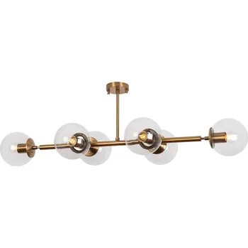 OPVIQ Stropní osvětlení FAZLI bronz čiré sklo 6