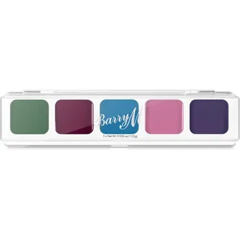 Oční stíny Barry M Mini Palette krémové stíny odstín The Jewels 5,1 g