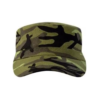 Módní doplněk MALFINI Čepice unisex Camo Latino maskáč zelený nastavitelná