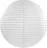PartyDeco Lampion kulatý bílý, 35 cm
