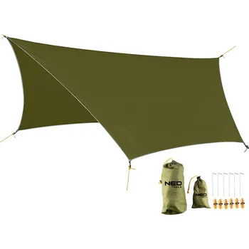 Bivak Přístřešek Tarp proti dešti 360x290cm NEO tools