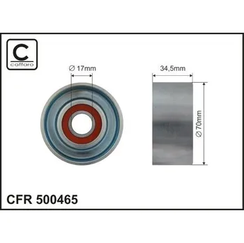 Napínací kladka, žebrovaný klínový řemen CAFFARO 500465