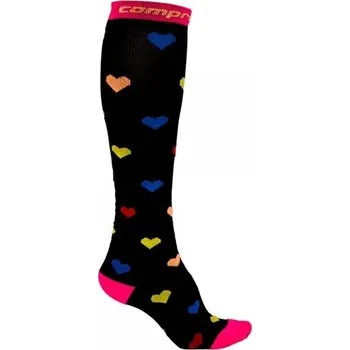 Pánské ponožky X-SRDÍČKA barevné kompresní podkolenky COMPRESSOX