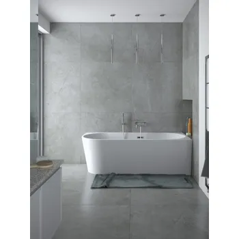 Vana BESCO vana volně stojící ZOYA, 1700×800, levé, sifon chrom, sanitární akrylát VANZOYA170L