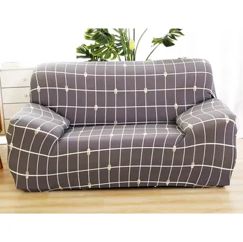 Napínací potah Numberoplus Potah na trojsedačku elastický - Šedá NBR025