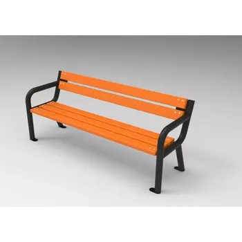 Zahradní lavice PROFICITY Kovová lavička Viking Barevná kombinace: Teak