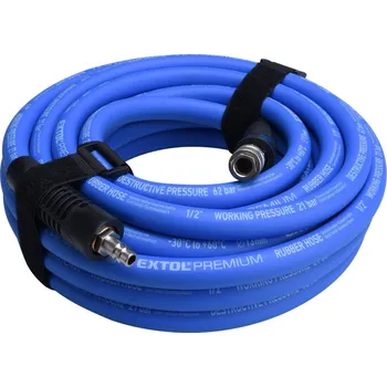 Zahradní hadice hadice vzduchová, guma, 1/4' rychlospojka, 1/2' (13/19mm), 10m