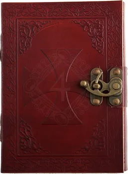 zápisník Outfit4Events Templářský zápisník v kožených deskách