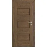 DOORSY Interiérové dřevěné dveře DOORSY BERGAMO P kartáčovaný
