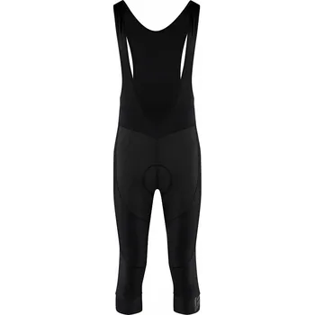 Cyklistické oblečení kalhoty 3/4 F BRIGHT se šráky a vložkou, černé S