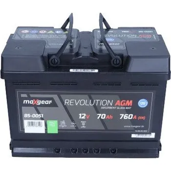 Autobaterie Autobaterie Maxgear Revolution AGM 12V, 70Ah, 760A, 85-0051